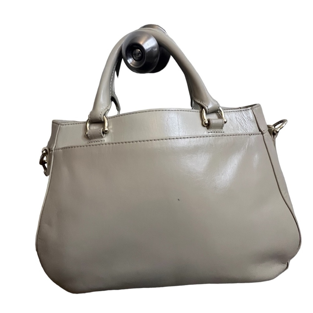 Brahmin Raelynn Satchel Sand Leather Beige gray bag - Picture 11 of 16